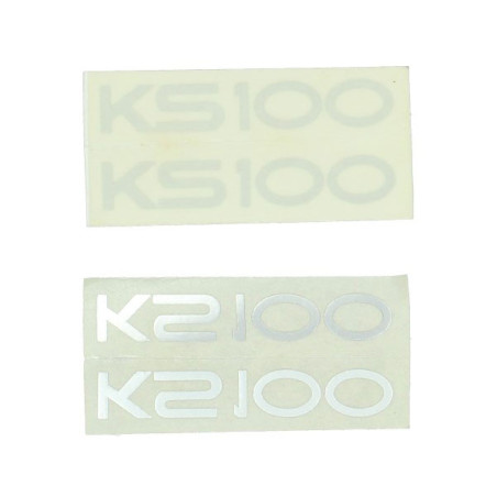 sticker word [zundapp] silver ks100, zundapp