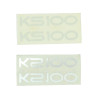 sticker word [zundapp] silver ks100, zundapp