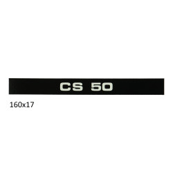 sticker side cover cs 50 black/white zundapp 517