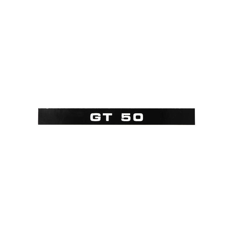 sticker side cover gts 50 black/white zundapp 517