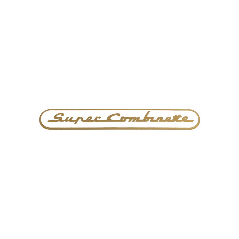 sticker gold super combinette, zundapp