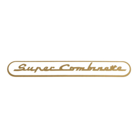 sticker gold super combinette, zundapp