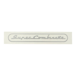 sticker silver super combinette, zundapp