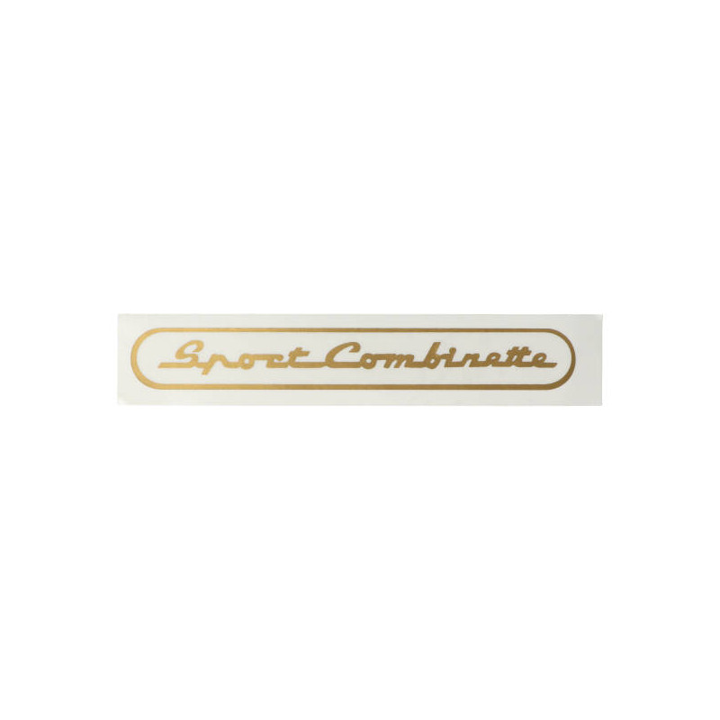 sticker gold sport combinette, zundapp