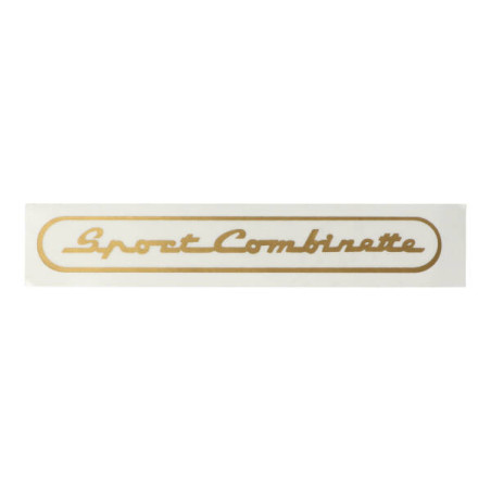 sticker gold sport combinette, zundapp