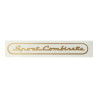 sticker goud sport combinette, zundapp