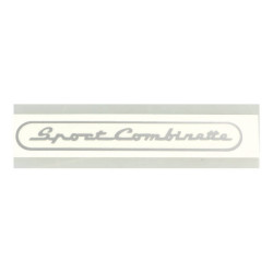 sticker zilver sport combinette, zundapp
