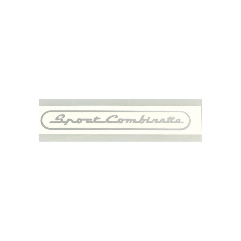 sticker zilver sport combinette, zundapp