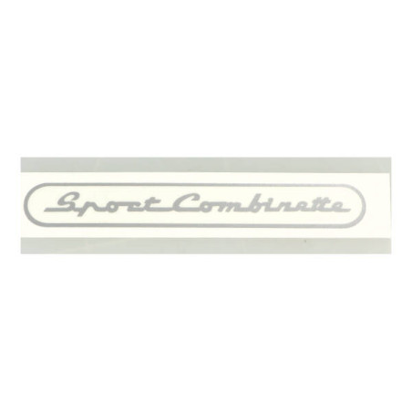 sticker silver sport combinette, zundapp