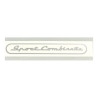 sticker zilver sport combinette, zundapp