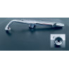 exhaust whisper with grid 32mm chrome zundapp, ks50 cross z517-22.909