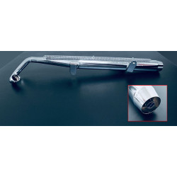 exhaust open with grid 32mm chrome zundapp, ks50 cross z517-22.908