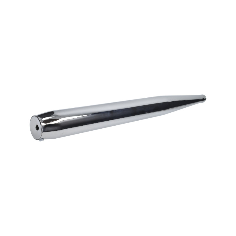 exhaust single whisper 32mm chrome univ z100-22.703