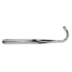 exhaust whisper (made in EU) short turn 32/32mm chrome zundapp