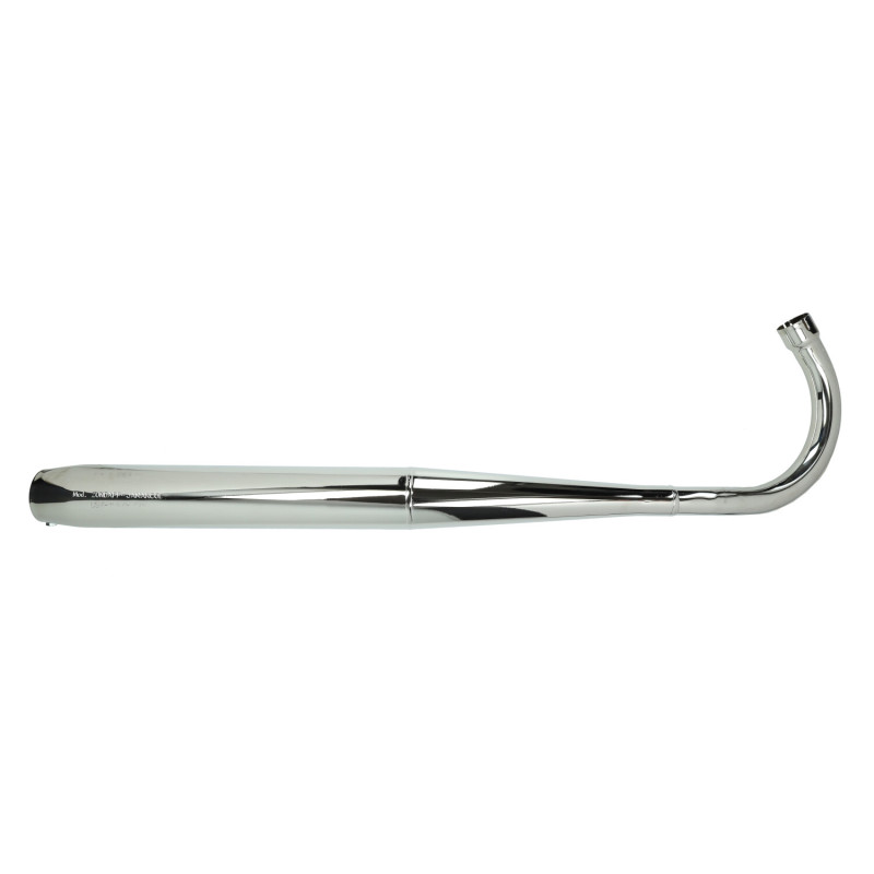 uitlaat fluister (made in EU) 1 knik 36/32mm chroom zundapp