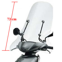 windscherm Yamaha origineel met bevestigingsset hoog 73cm helder neo2002 5rnw07100000
