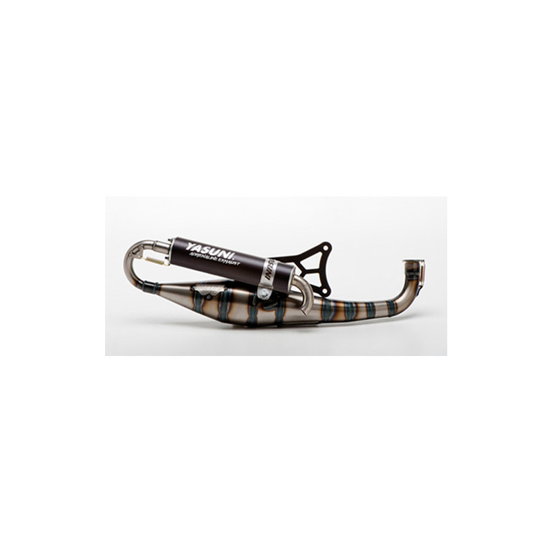 uitlaat yasuni carrera c21 blank/zwart minarelli hor tub910b