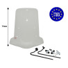 windscherm Regia met bevestigingsset (made in EU) hoog 73cm helder neo 4t, neo va2008
