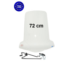 windscherm Regia met bevestigingsset (made in EU) hoog v.a. 2013 72cm helder neo 4t UBS-rem