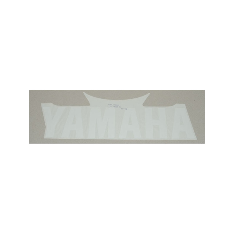 sticker Yamaha origineel woord [yamaha] onderspoiler wit 5brf83280000