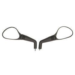 spiegelset DMP yamaha zwart aerox 2t, mbk nitro