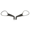 spiegelset DMP yamaha zwart aerox 2t, mbk nitro