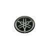 emblem Yamaha original logo round black/chrome yamaha x01f153a1000