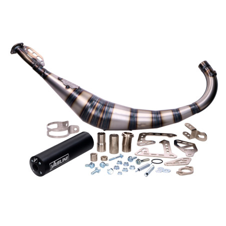 exhaust Yasuni R2 black beta rr50, dt50r, minarelli am6, ryz, senda, smx, xsm tub810th