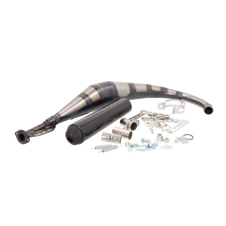 uitlaat yasuni R2 carbon beta rr50, dt50r, minarelli am6, ryz, senda, smx, xsm tub810tc