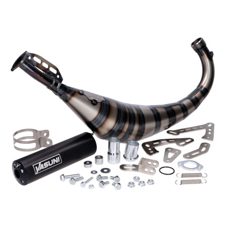 exhaust Yasuni R3 carrera black beta rr50, derbi, minarelli tub809th