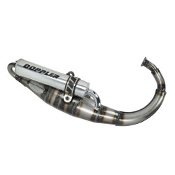 uitlaat Doppler 2004 t/m 2019 blank aluminium yamaha, bws, mbk booster 265241