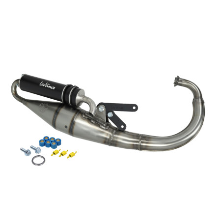 exhaust Leovince hand made tt black edition minarelli vert 4091b