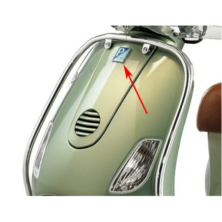clip-on logo Piaggio original piaggio front cover 2/4/5 euros elettrica, gts all models, gtv, Primavera, sprint, vespa vxl 125/1