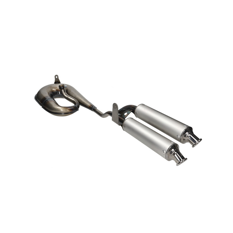 exhaust Tecno circuit twin silencer w/o paint/alu ciao