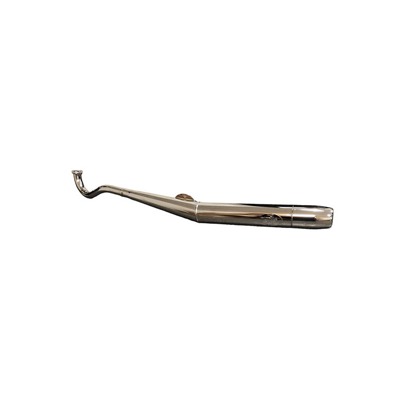 exhaust Bullet kink extra quiet chrome puch maxi