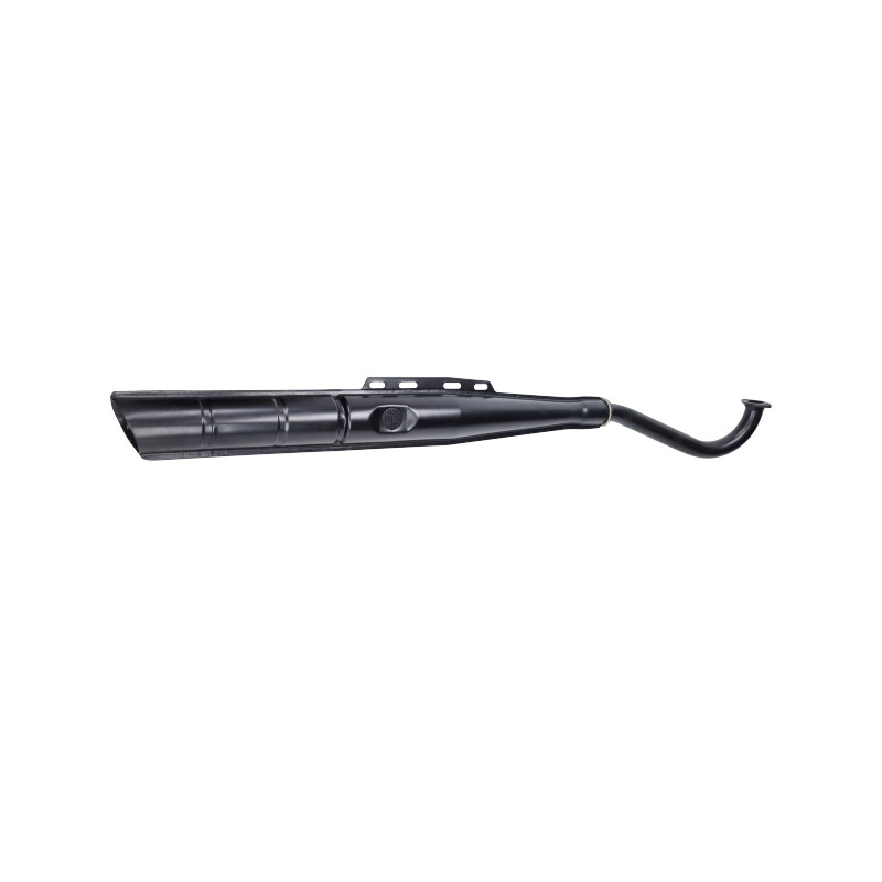 uitlaat jamarcol + logo losse bocht 28mm zwart puch maxi